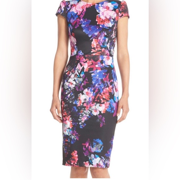 Betsey Johnson Dresses & Skirts - Betsey Johnson Multicolor Floral Midi Dress